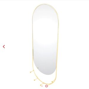 Short Stories Halland hanging mirror shelf